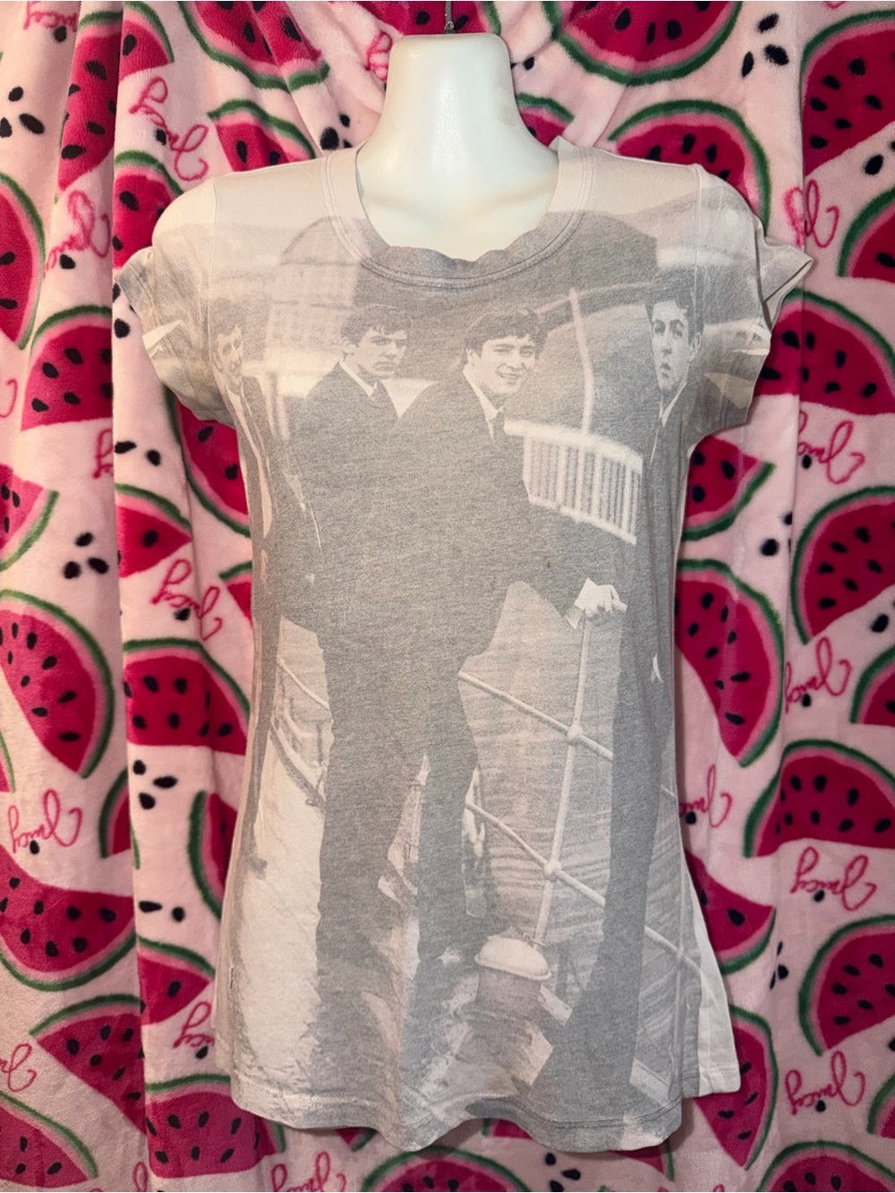 🩶 The Beatles Photo-Print Short Sleeve Tee